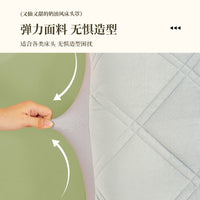 Thickened Quilted Headboard Cover Modern Full Wrap Dust Protection