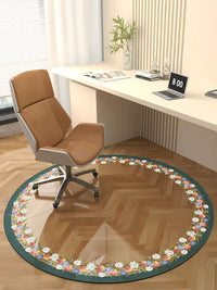 PVC Transparent Chair Mat for Hardwood Floors and Carpets, Anti-Slip Office Chair Floor Protector