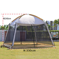 Outdoor Camping Canopy Tent with Mosquito Net for Beach Picnic and Garden