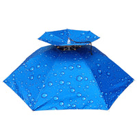 Hands-Free Double-Layer UV Protection Umbrella Hat for Outdoor Activities