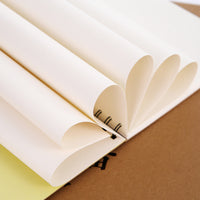 Kraft Paper Sketchbook for Artists and Students, Spiral Bound Drawing Pad