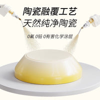 Crown Yellow Non-Stick Frying Pan for Single Serving, Induction & Gas Cooktop Compatible