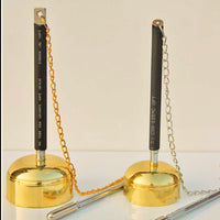 Retractable Buddhist Singing Bowl with Handle for Altar and Desktop Decor