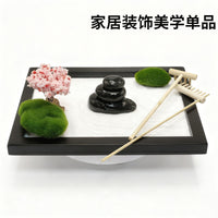 Zen Garden Sand Tray Kit for Meditation and Home Decor