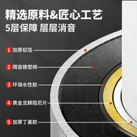 Self-Adhesive Soundproofing Pipe Wrap for Drain Pipes - Noise Reduction and Vibration Damping
