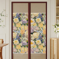 Magnetic Screen Door Curtain for Mosquito Protection, Self-Adhesive, Punch-Free Installation