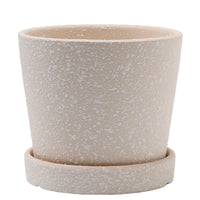 Unglazed Terracotta Slanted Round Planter Pot for Plants and Flowers