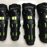 Motorcycle Off-Road Mountain Bike Reflective Knee and Elbow Pads Set