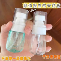 Portable Fine Mist Spray Bottle for Travel, Refillable Press-Type Atomizer for Cosmetics and Hydration