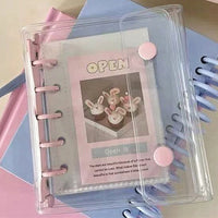 M5 5-Hole PVC Binder with Strap for Journals and Card Storage