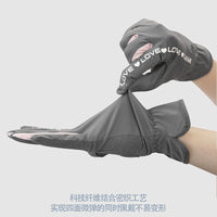 UPF50+ UV Protection Driving Cycling Gloves for Women, Breathable Thin High Elastic Sunscreen Gloves