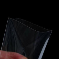 Three Kingdoms Card Sleeves, Transparent Glossy Flat Mouth Protective Sleeves for Wide & Narrow Board Game Cards