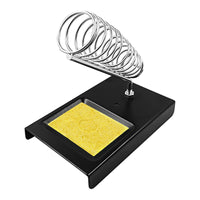 All-Metal Soldering Iron Stand with Fixed Square Insert, Easy Installation, Multi-functional Welding Gun Holder