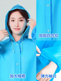 Disposable Rain Poncho with Shoe Covers for Adults & Kids, Thickened Portable Full Body Raincoat for Outdoor Travel & Hiking