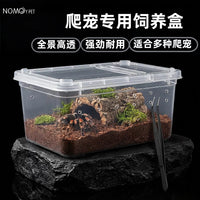 Nomoy Pet Reptile Breeding Box Transparent Terrarium for Spiders Geckos Amphibians