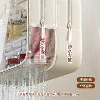 Large Capacity PVC Waterproof Cosmetic Bag Portable Travel Toiletry Organizer with Handle