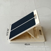 Adjustable Wooden Slant Board for Calf Stretching and Achilles Tendon Exercise