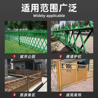 Outdoor Stainless Steel Bamboo-Look Garden Fence for Parks and Yards