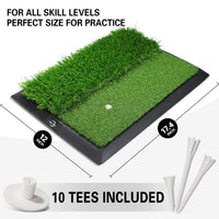 Golf Hitting Mat Swing Practice Aid