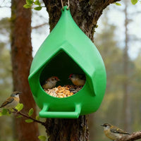 Durable Plastic Outdoor Hanging Bird Feeder for Wild Birds