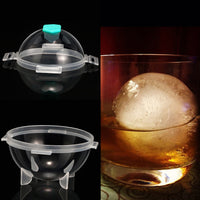 Spherical Silicone Ice Ball Mold for Whiskey and Cocktails, Round Ice Cube Maker