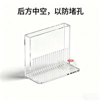 Acrylic Aquarium Filter Overflow Plate for Bottom Filter Stream Tanks, Anti-Sand Cover