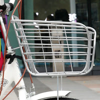 Bicycle Front/Rear Basket for Electric Bike Mountain Bike, Large Capacity Storage Basket with Mounting Hardware