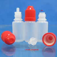 Child-Resistant Squeeze Dropper Bottles for Eyelash Glue, 3-50ml LDPE Plastic Liquid Dispenser with Twist Cap