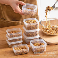 Food-Grade Portable Storage Containers for Natto, Grains, Rice, Meat, and Nuts - Freezer Safe