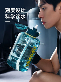 Fuguang Large Capacity Tritan Water Bottle with Straw for Sports & Fitness