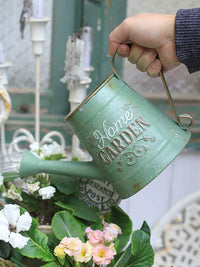 Sengdeyuan Iron Art Long Spout Watering Can for Indoor & Outdoor Plants, High-Capacity Garden Tool