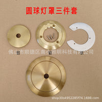 Spherical Glass Lampshade with Aluminum UFO Pendant Light Kit E14/E27/G9