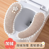 Reusable Toilet Seat Cover with Handle, Washable, Individually Wrapped