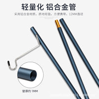 Portable Aluminum Alloy Camping Light Stand for Outdoor Night Fishing & Stall Lighting