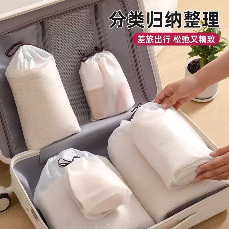 Waterproof Drawstring Travel Storage Bags for Underwear, Shoes, and Clothing