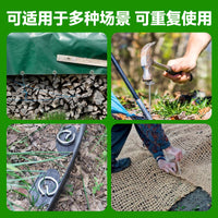 G-Type Galvanized Steel Ground Stakes for Outdoor Camping and Gardening