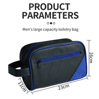 Men's PU Waterproof Travel Toiletry Bag for Business Trips