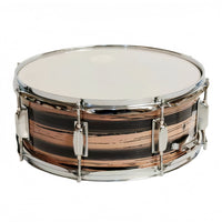 14-inch Wood Grain Snare Drum with Strap for Marching Band Percussion