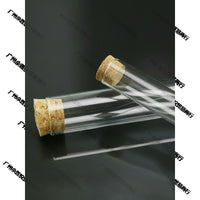 Glass Incense Tube with Wooden Stopper for Stick Incense