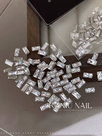 5A Flashing Silver Zircon Nail Art Rhinestones Mini Flatback K9 Nail Decorations