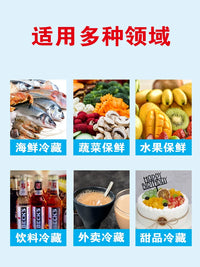 Self-Absorbing Reusable Ice Pack for Food Preservation and Cold Chain Logistics