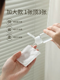 Facial Cotton Pads for Makeup Removal and Toning, Large Size for Wet Compresses