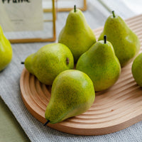 Realistic Weighted Artificial Pear for Food Photography & Decor