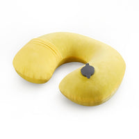 Inflatable U-Shaped Neck Pillow for Office Naps and Travel
