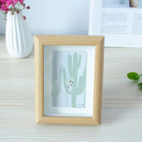 3D Hollow Wooden Photo Frame Wall Mount Tabletop for Photos Calligraphy Artwork A3 A4 5-8 Inch