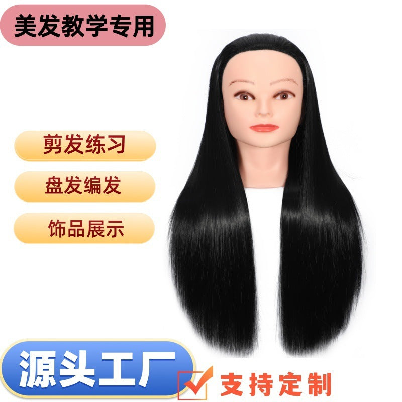Hairdressing Mannequin Head for Practice Styling, Cutting, Braiding, and Updos