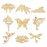 Mother-of-Pearl Inlay Brooch Base for DIY Jewelry Making