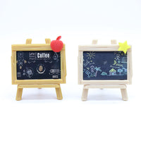 Miniature Easel and Canvas Set for Dollhouse or Micro Scene Decor