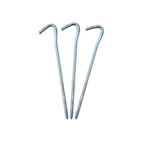 Heavy Duty Galvanized Steel Tent Stakes for Outdoor Camping and Canopy Fixing