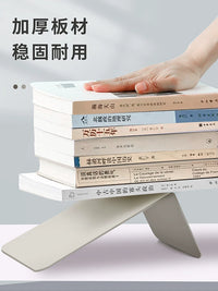 Retractable Metal Bookends for Desk Organization, Heavy-Duty Book Holder for Students and Office